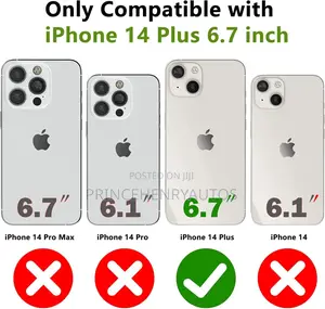 TORRTOWAY Case for iPhone 14 Plus Case With Screen Protector