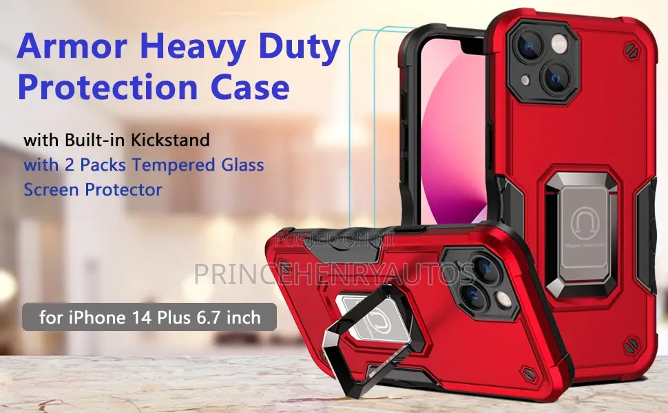 TORRTOWAY Case for iPhone 14 Plus Case With Screen Protector