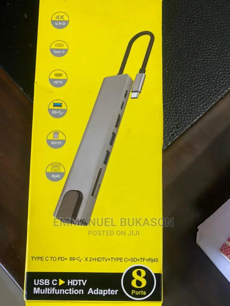 Type C 8 in 1 for Macbook and Modern Machines