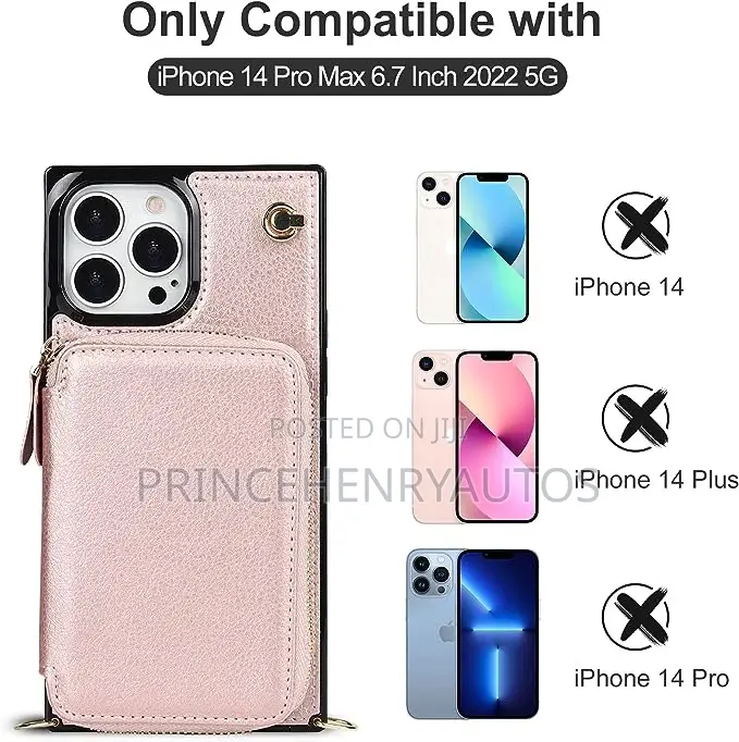 Hoerrye Crossbody Wallet Case Women for iPhone 14 Pro Max