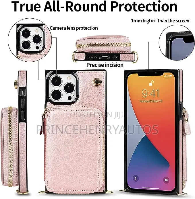 Hoerrye Crossbody Wallet Case Women for iPhone 14 Pro Max