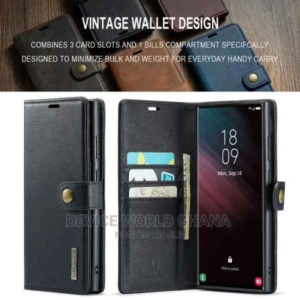 Dg 2in1 Detachable Leather Flip Case Samsung S25ultra S24u 2