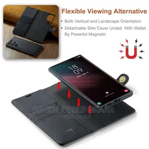 Dg 2in1 Detachable Leather Flip Case Samsung S25ultra S24u 2