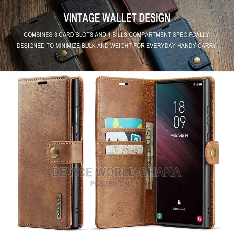 Dg 2in1 Detachable Leather Flip Case Samsung S25ultra S24u 2