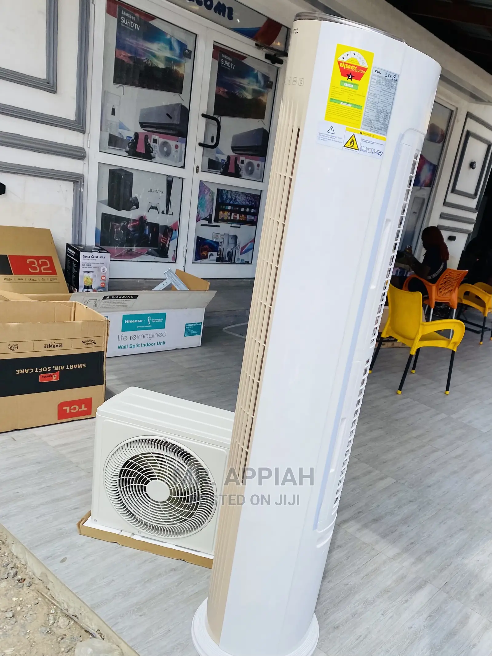 (TAC-24CFD/MCI)Anti-rust TCL R410 Free Standing AC,2.5hp 