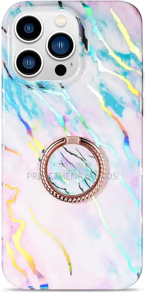 MANLENO Rotatable Ring Holder Case for iPhone 14 Pro Max