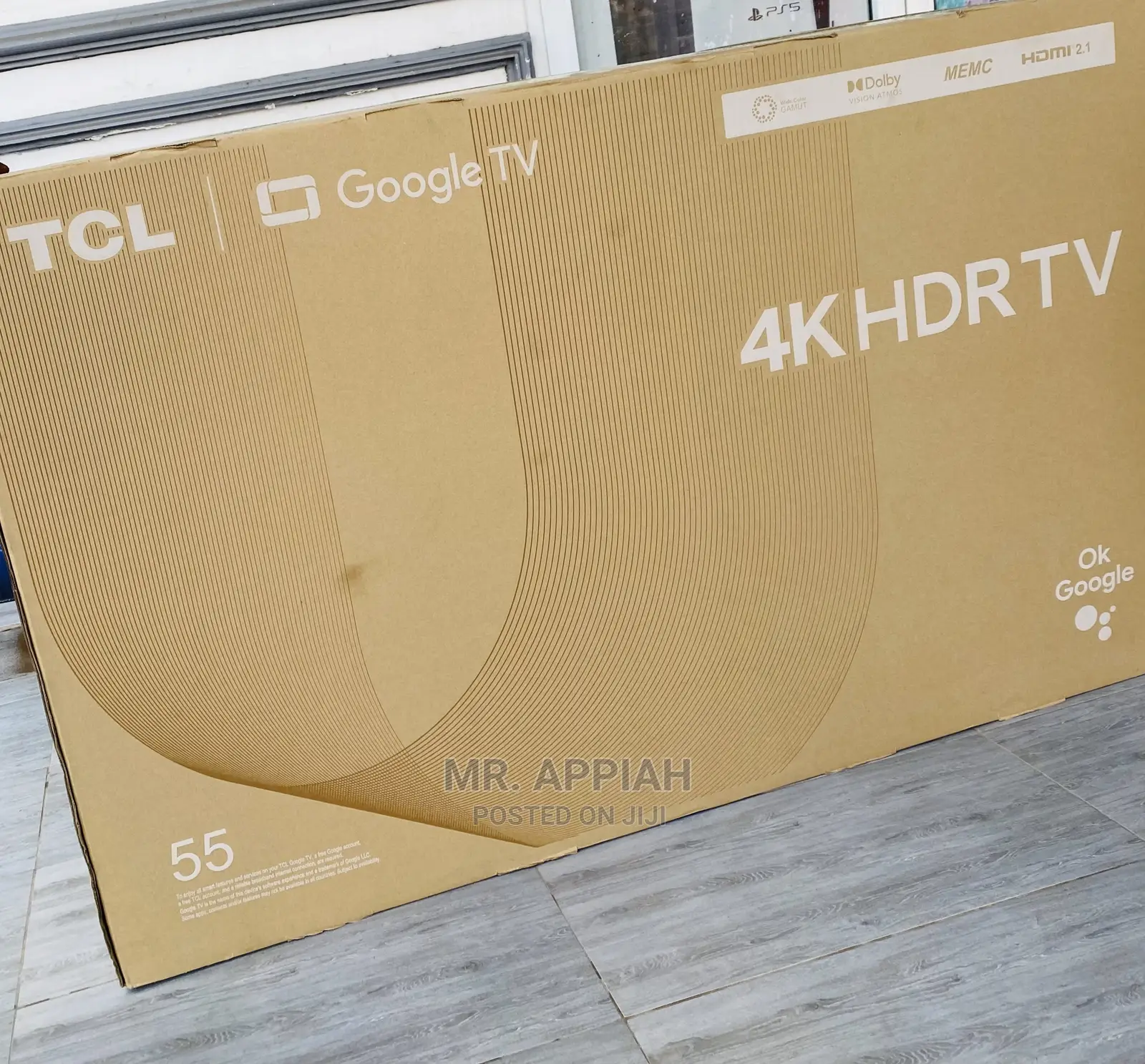 Original TCL 55 Inch HDR Google Android Tv 55p735 