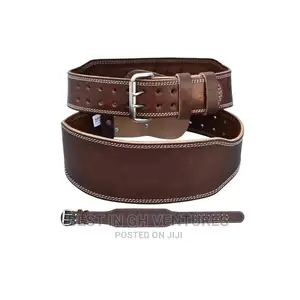 Genuine Leather Waist Support Belt