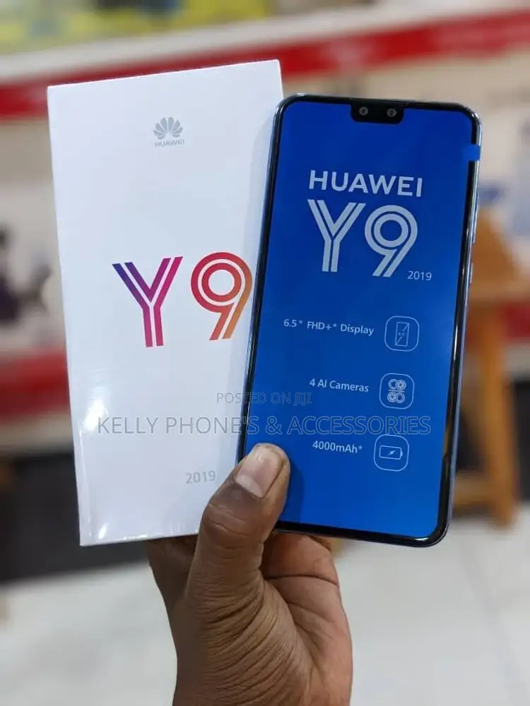 New Huawei Y9 2019 128 GB Blue