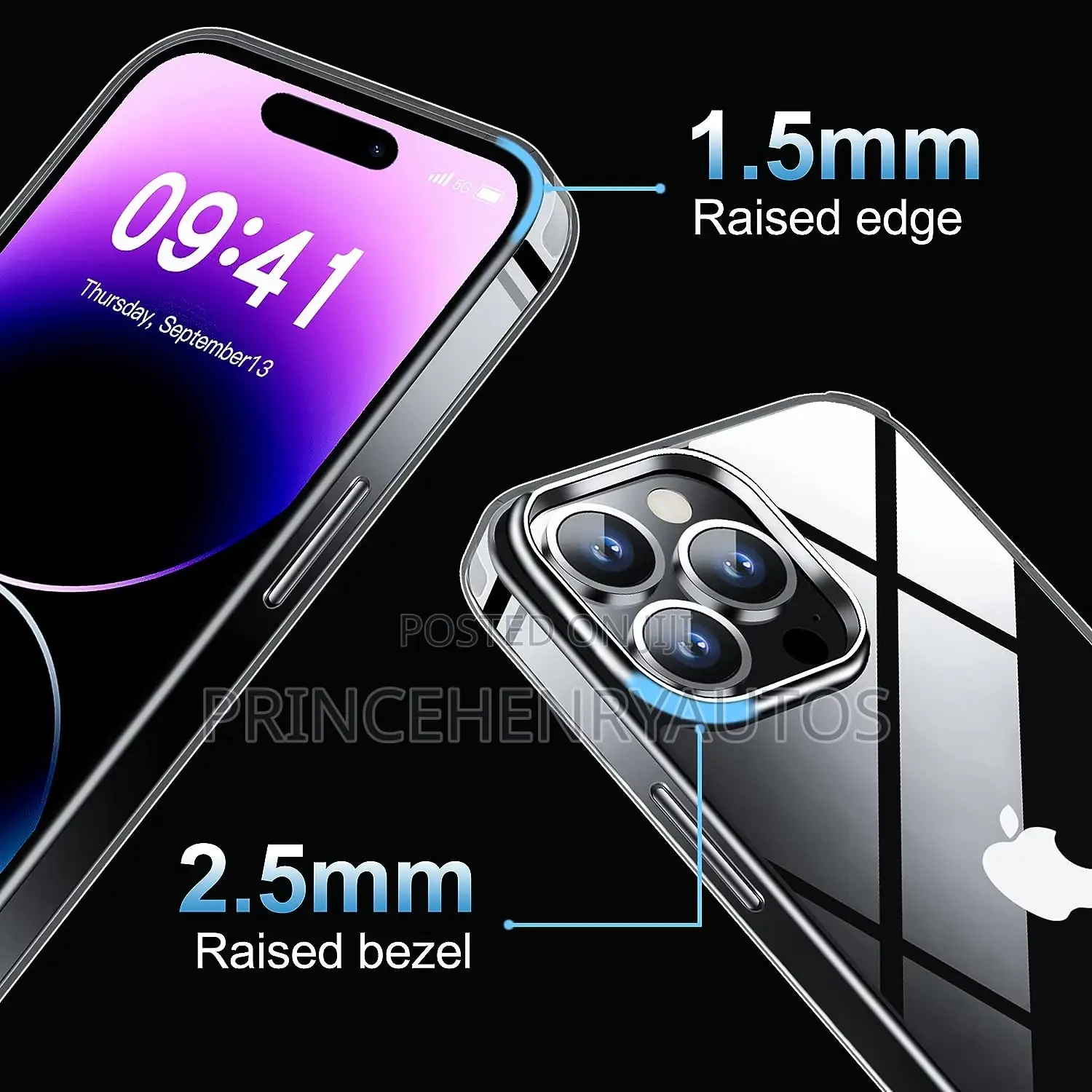 DOPLON Crystal Clear Designed For iPhone 14 Pro Max Case