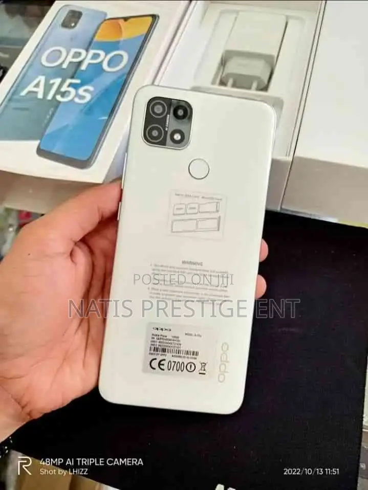 New Oppo A15s 64 GB White