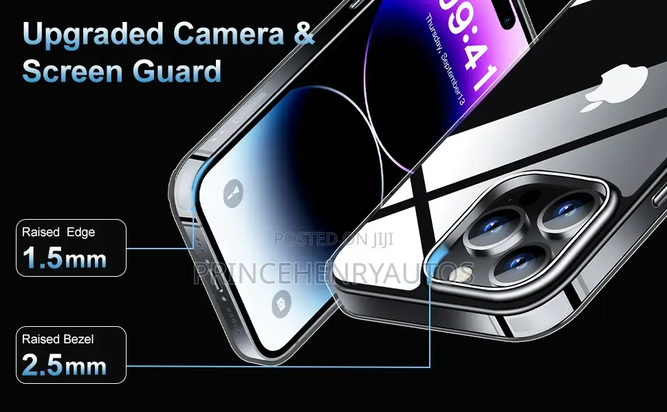 DOPLON Crystal Clear Designed For iPhone 14 Pro Max Case