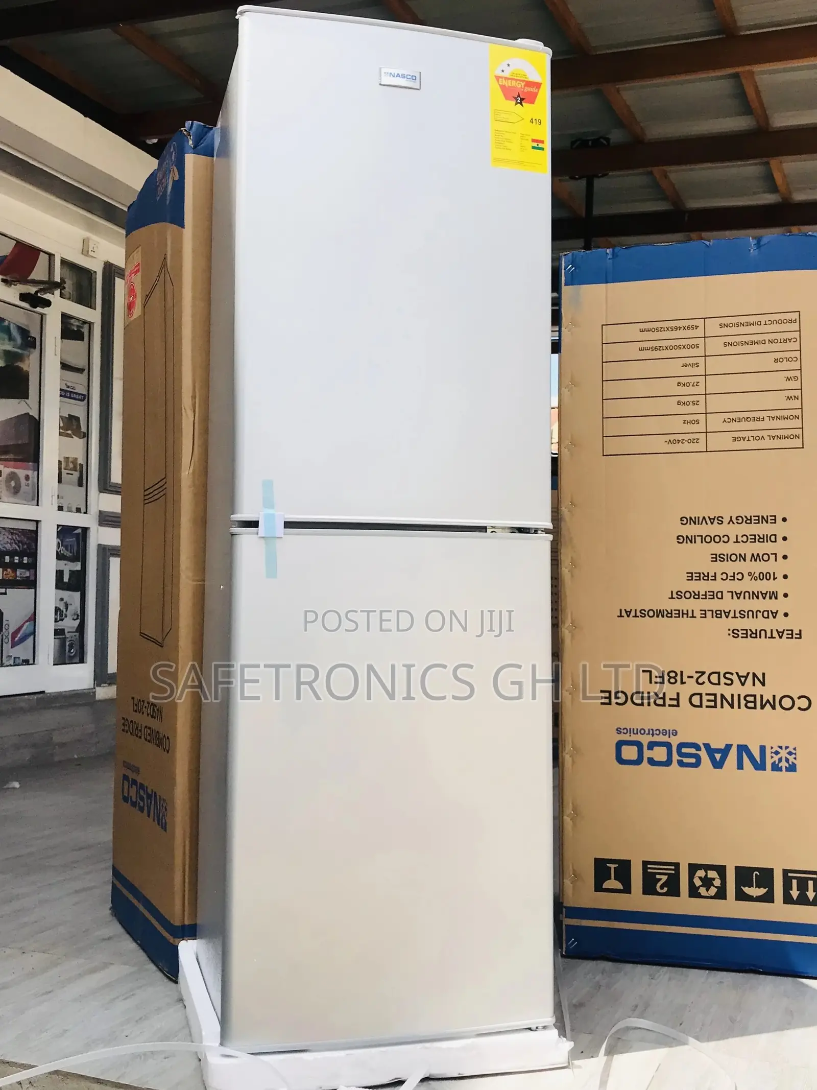 Topfreezer Doubledoor Nasco Fridge Nascod2-18fl