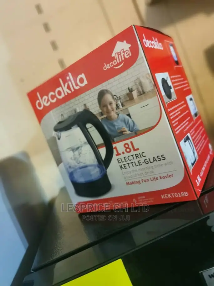 Decakila 1.8L Transparent Kettle