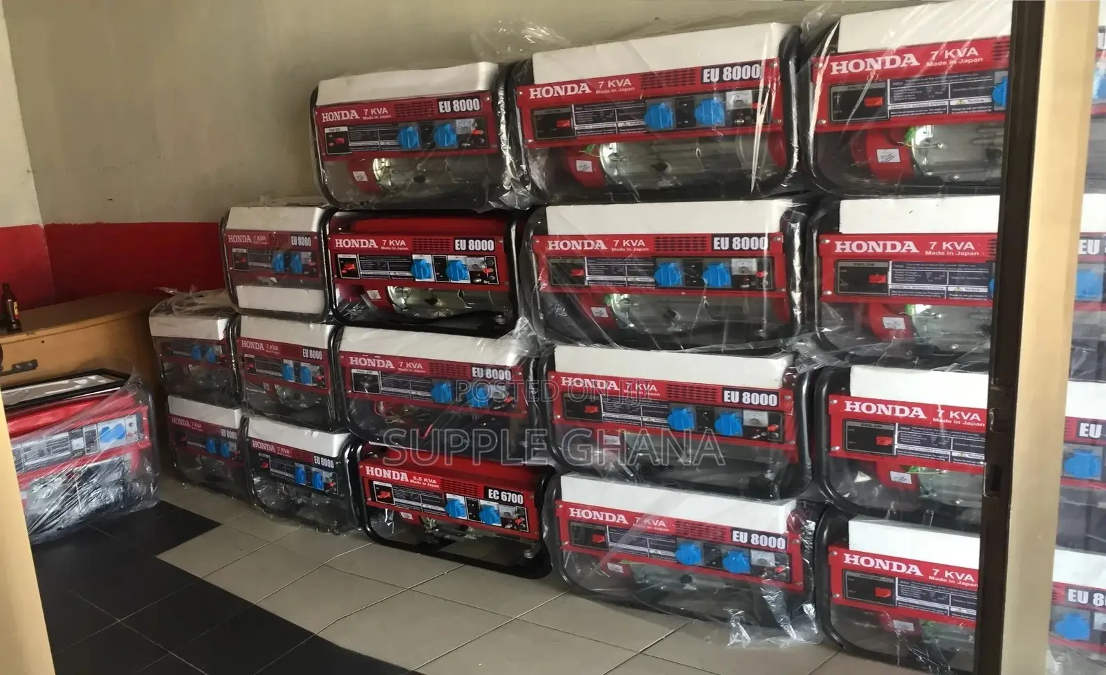 Generator Set Mobile Hand Start Portable Honda Generator