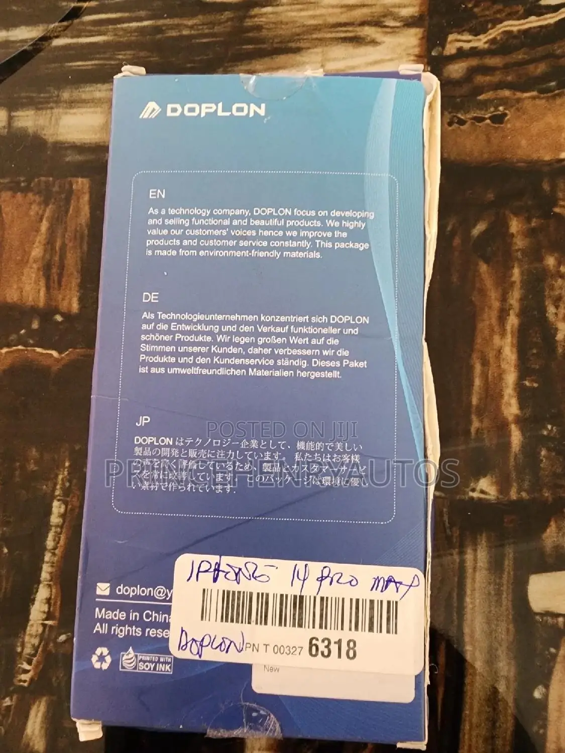 DOPLON Crystal Clear Designed For iPhone 14 Pro Max Case