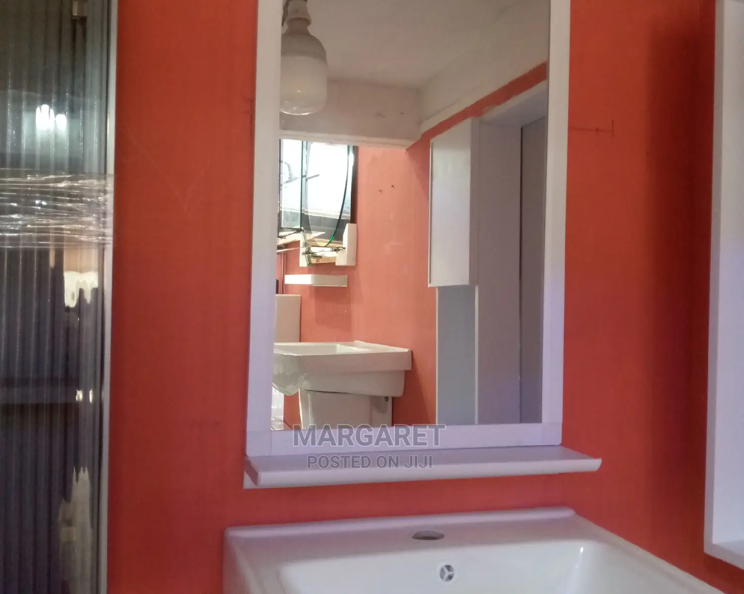 Cabinet Wash Hand Basin and Nice Mirror