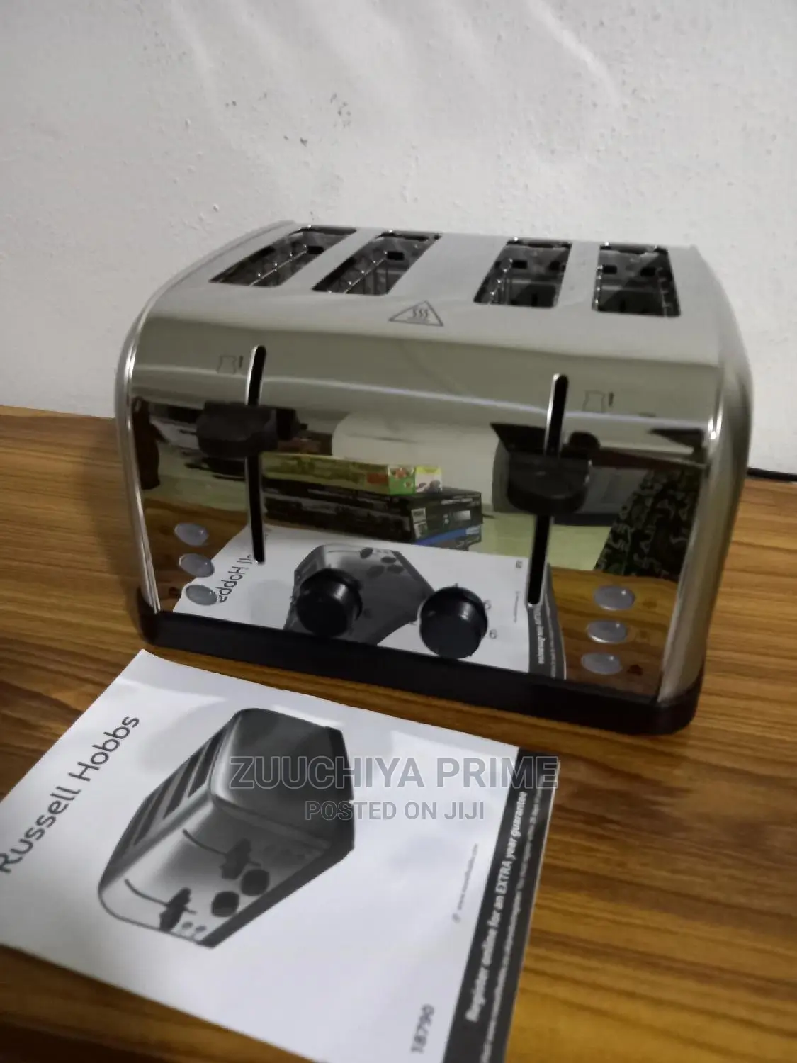 4 Slice Pop-Up Russell Hobbs Toaster From Uk