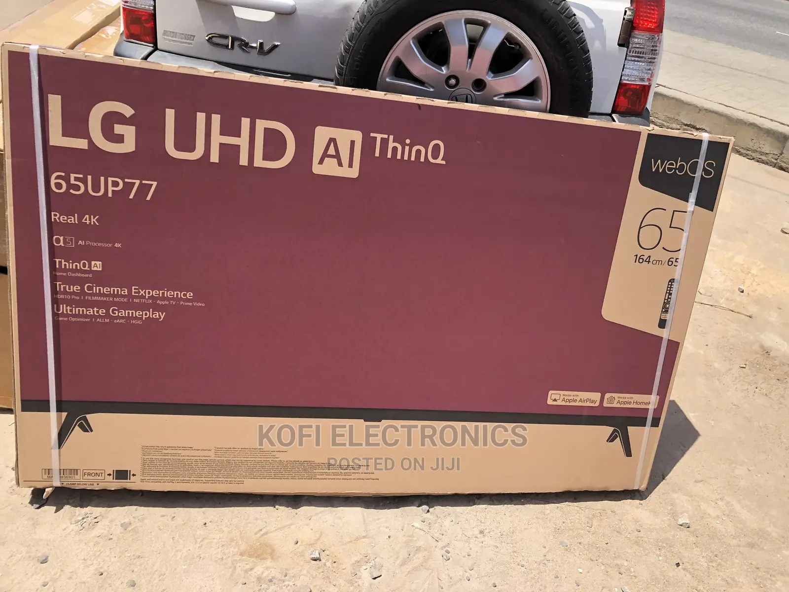 LG TV 65 Inch Smart UHD Built in Receiver – 65UP770PVG