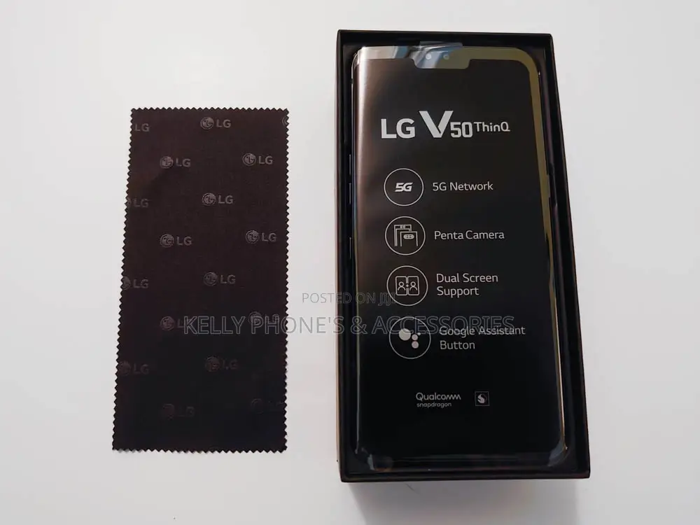 New LG V50 ThinQ 128 GB Black