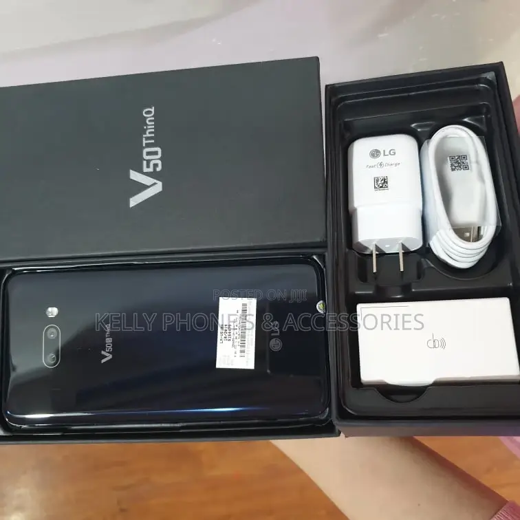 New LG V50 ThinQ 128 GB Black