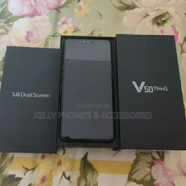 New LG V50 ThinQ 128 GB Black