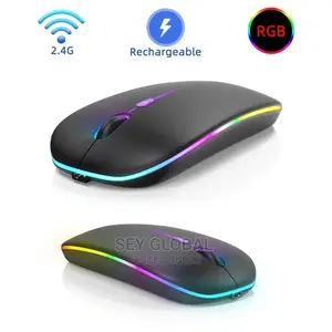 Original 2.4G Rechargeable Ultra-thin Wireless Mouse - Black