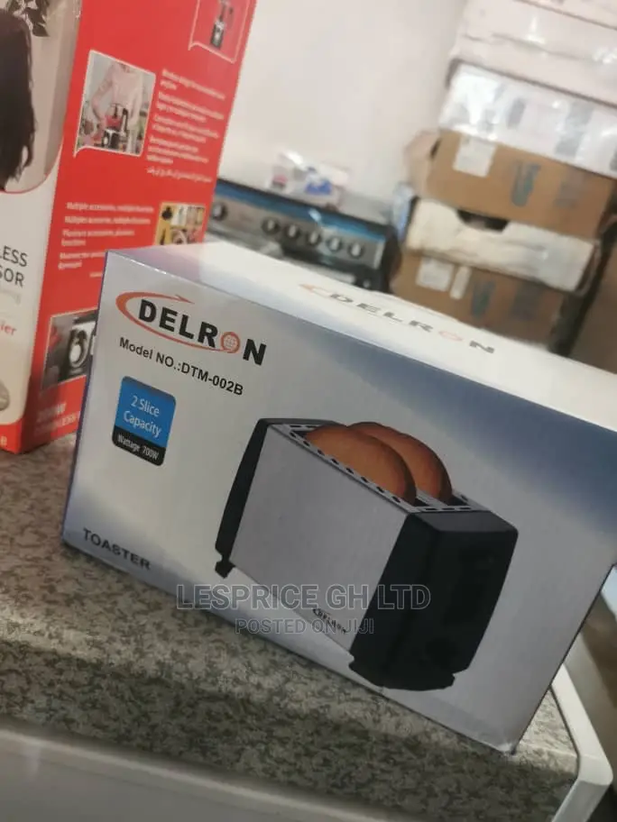 Energy Efficient ~Delron 2 Slices Toaster