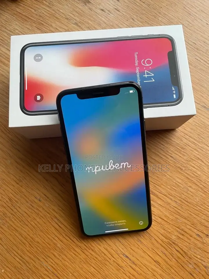 New Apple iPhone X 256 GB Black