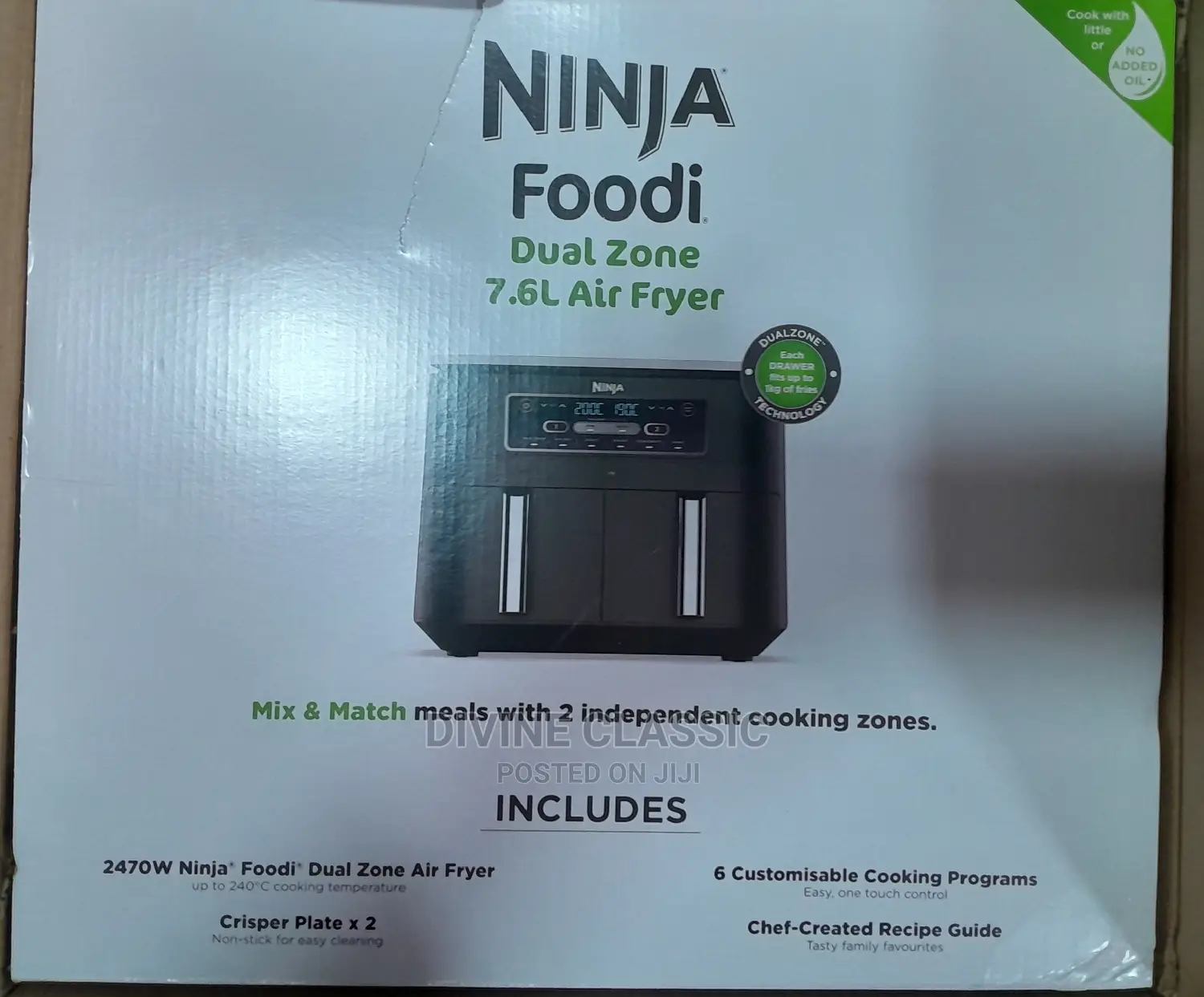 Ninja Foodie Daul Zone 7.6lit Air Fryer