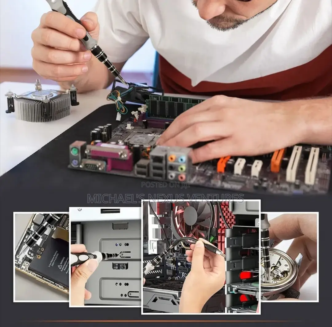 Repair Tools Set Black (Tools Box Set) Quality With Mat
