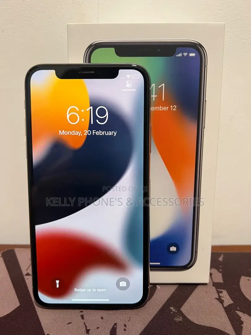 New Apple iPhone X 256 GB Black