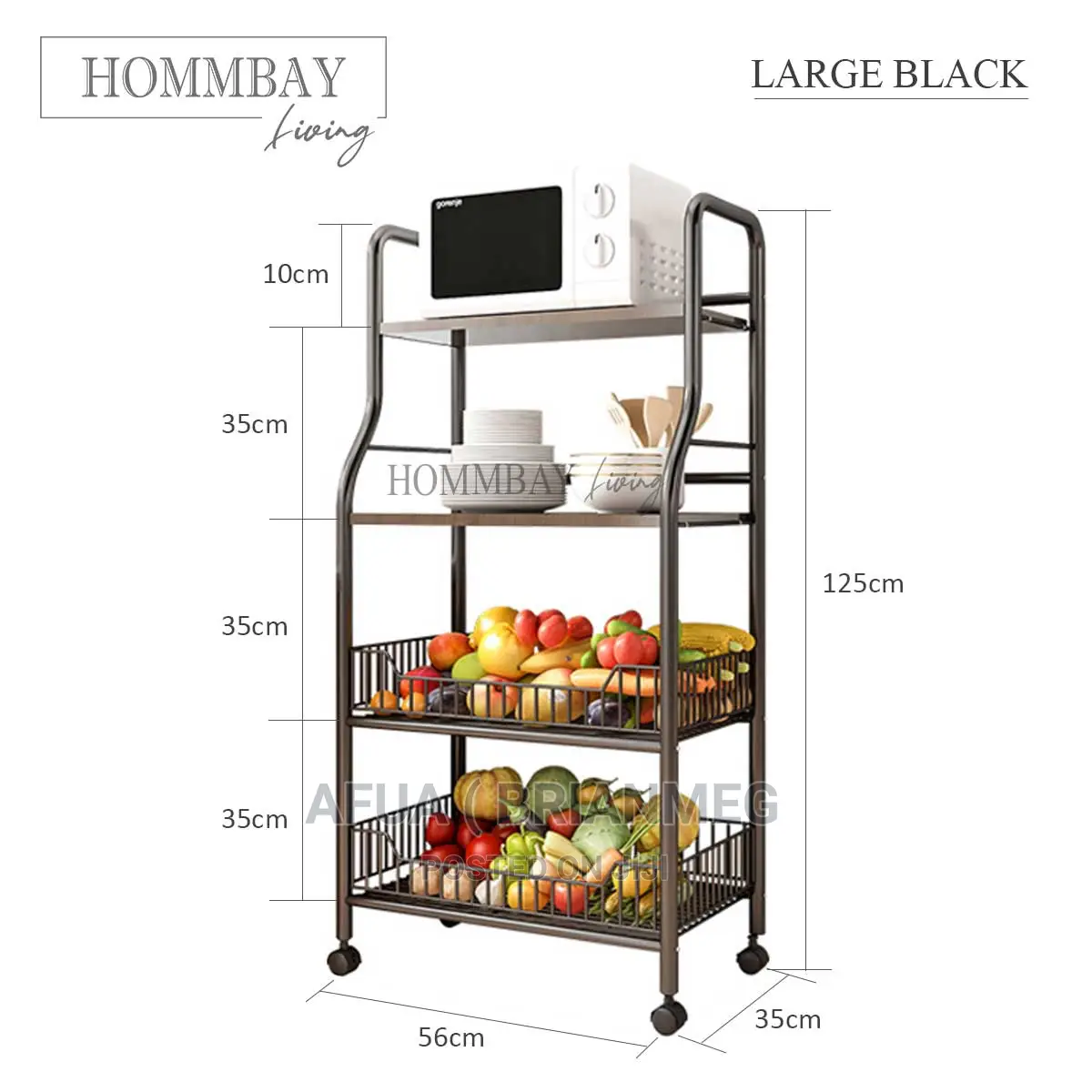 Multipurpose or Multilayer Kitchen Storage Shelf ( Big Size)