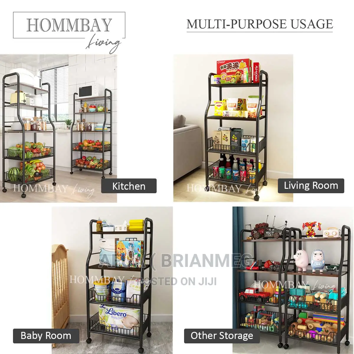 Multipurpose or Multilayer Kitchen Storage Shelf ( Big Size)