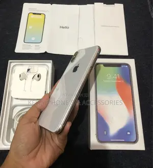 New Apple iPhone X 256 GB Silver