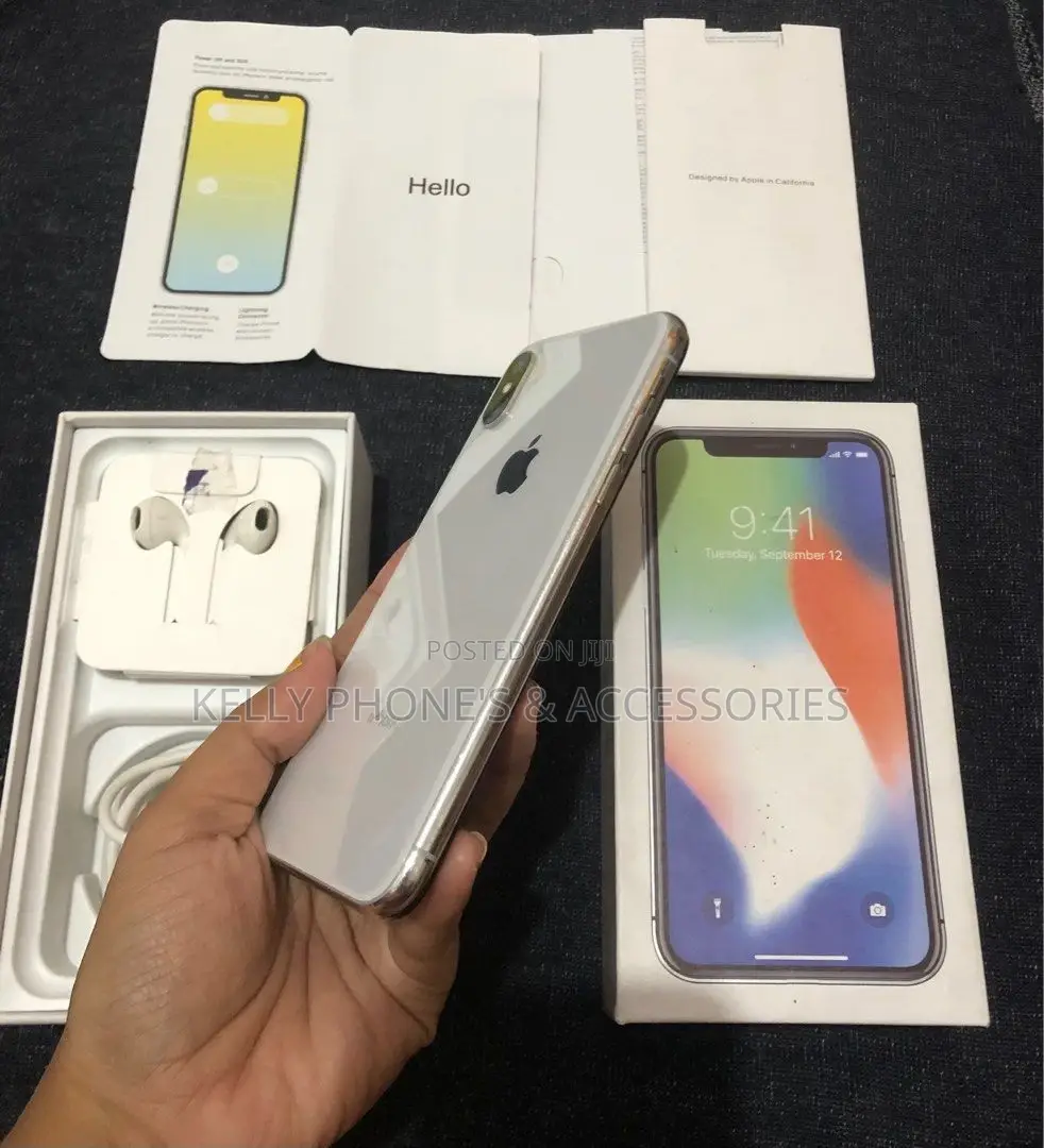 New Apple iPhone X 256 GB Silver
