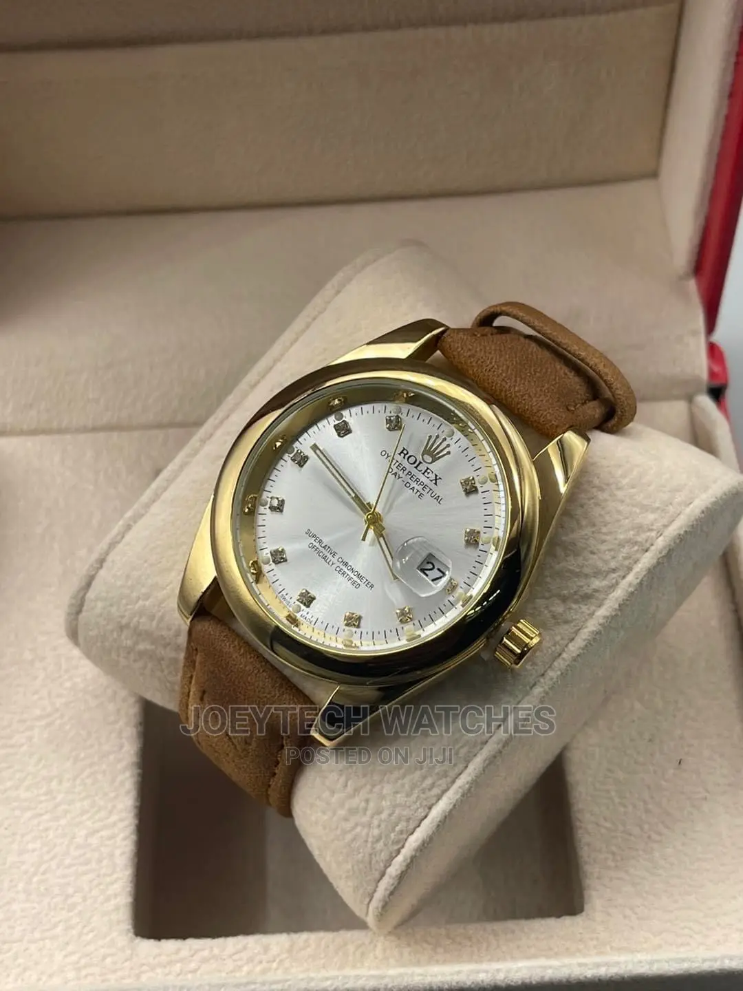 Rolex Leather Watch