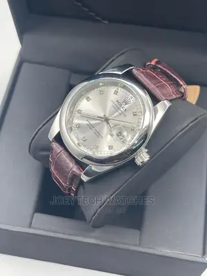 Rolex Leather Watch