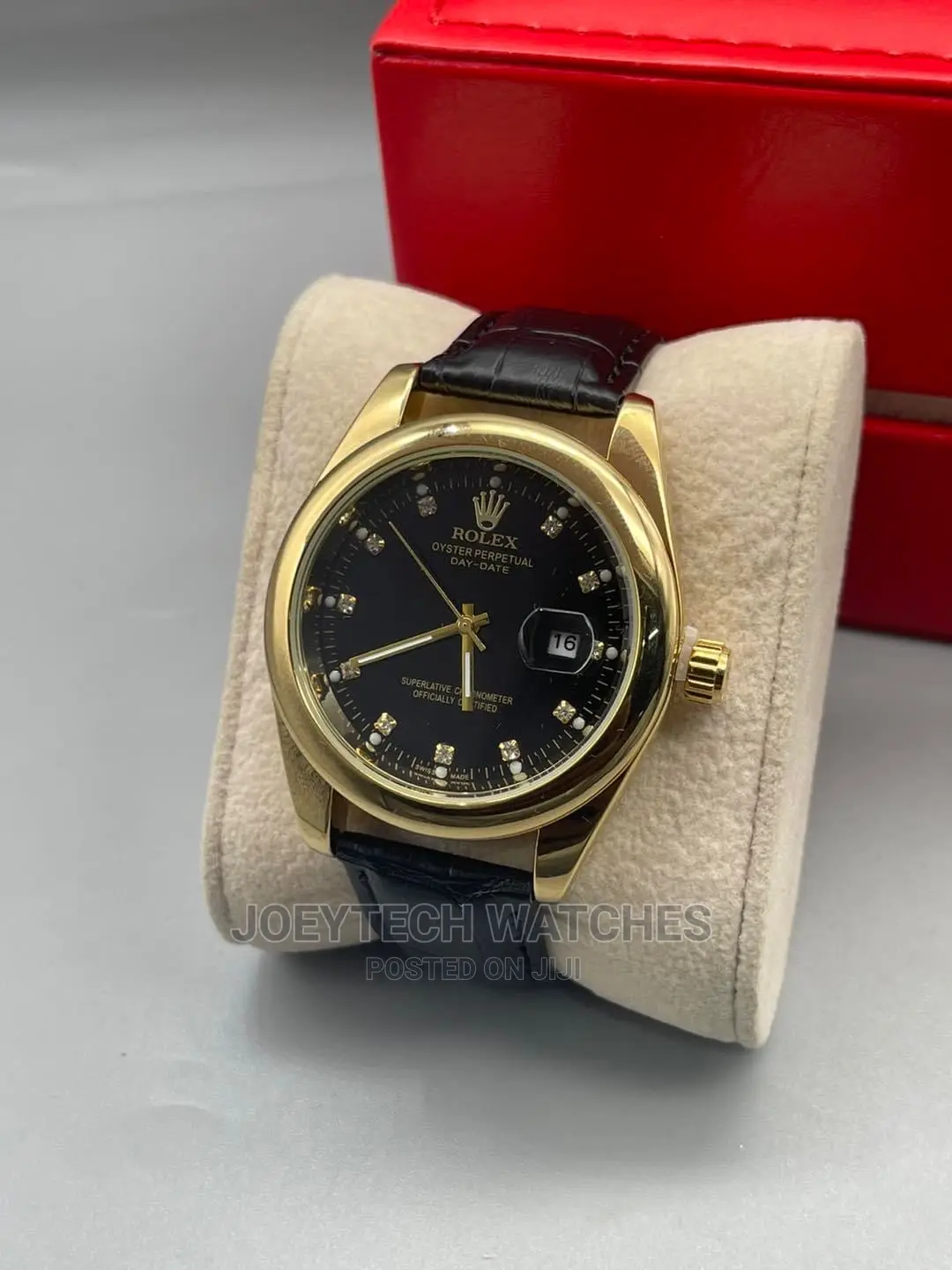 Rolex Leather Watch