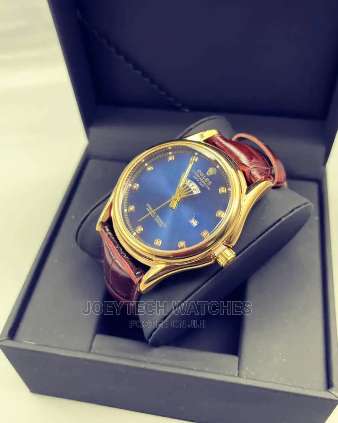 Rolex Leather Watch