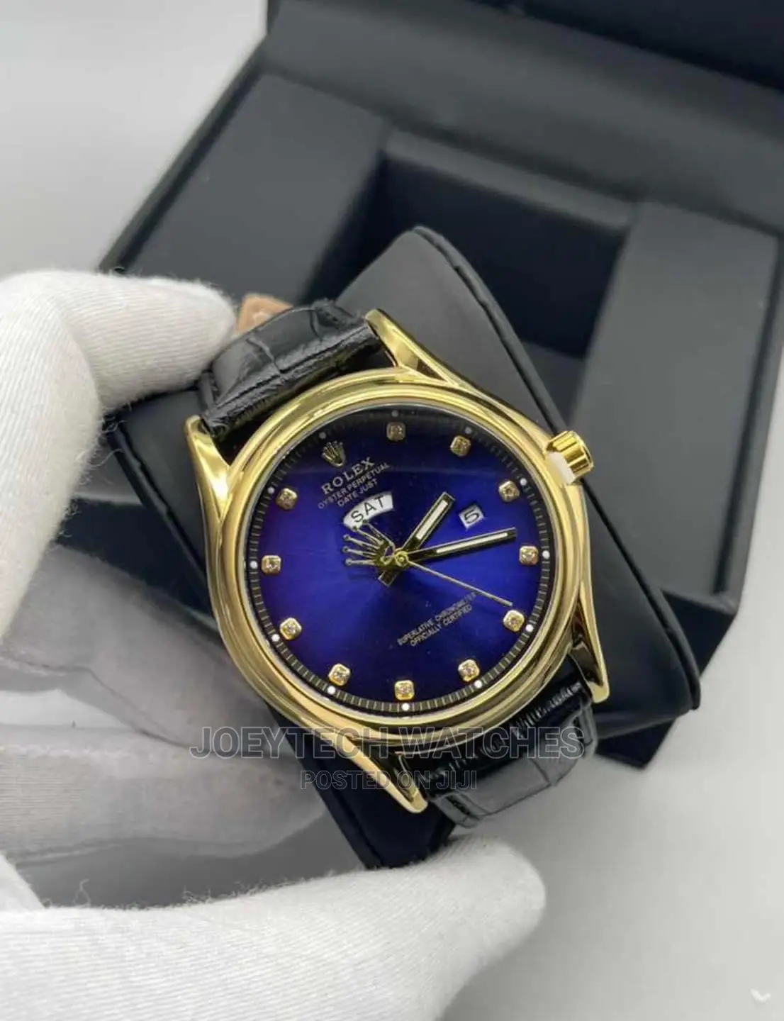 Rolex Leather Watch