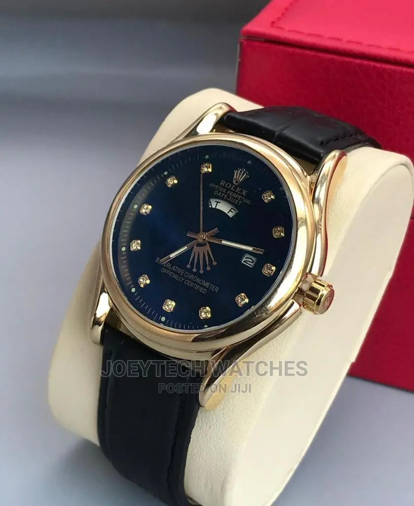 Rolex Leather Watch