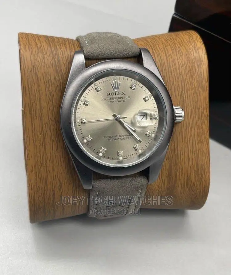 Rolex Leather Watch