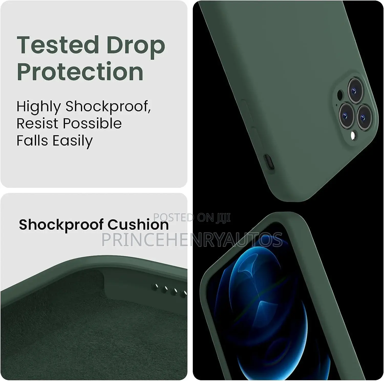 Firenova Designed for iPhone 14 Pro Case+Screen Protector