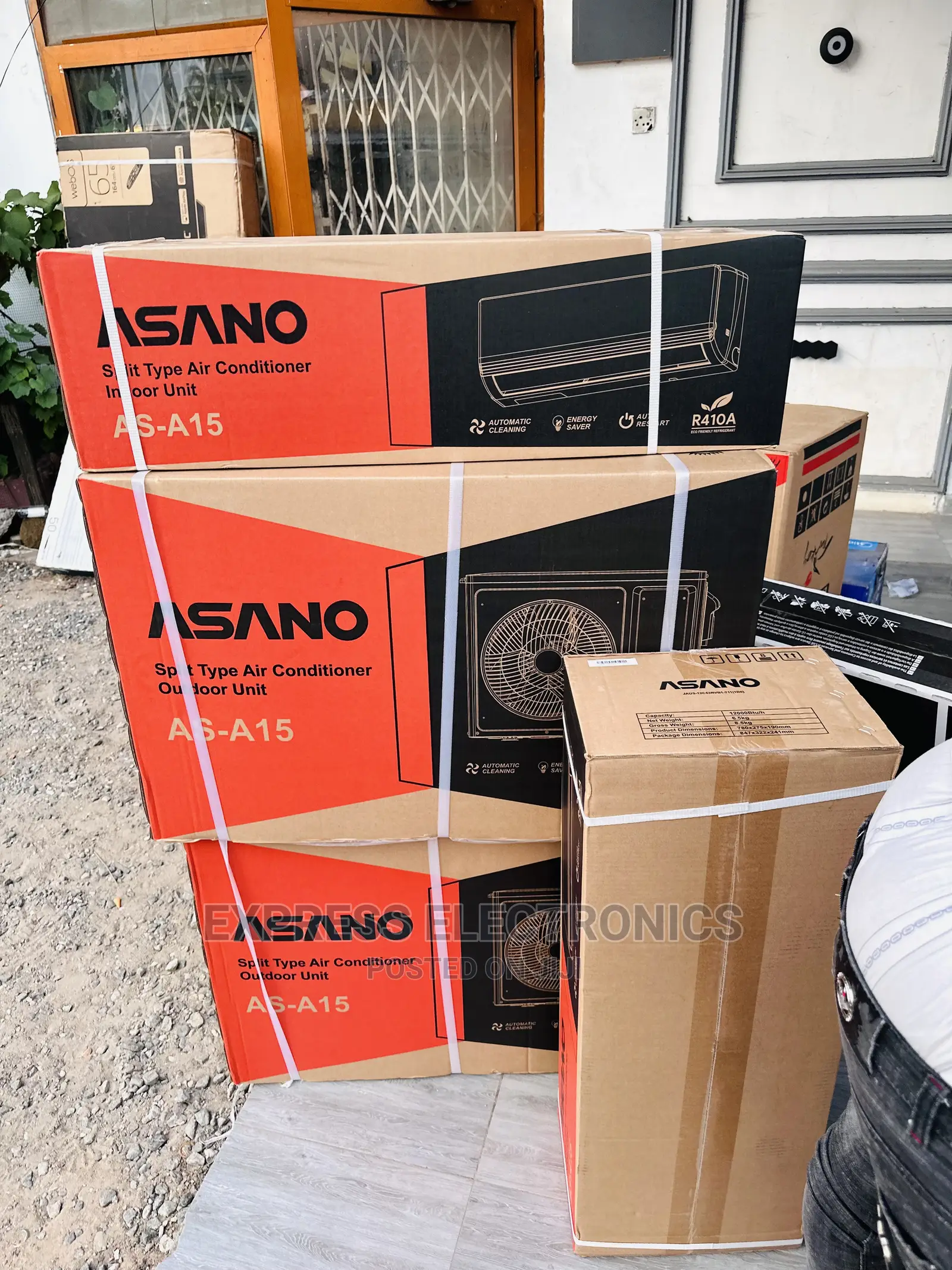 Affordable Prices for Asano Split R410 Gas 1.5hp AC