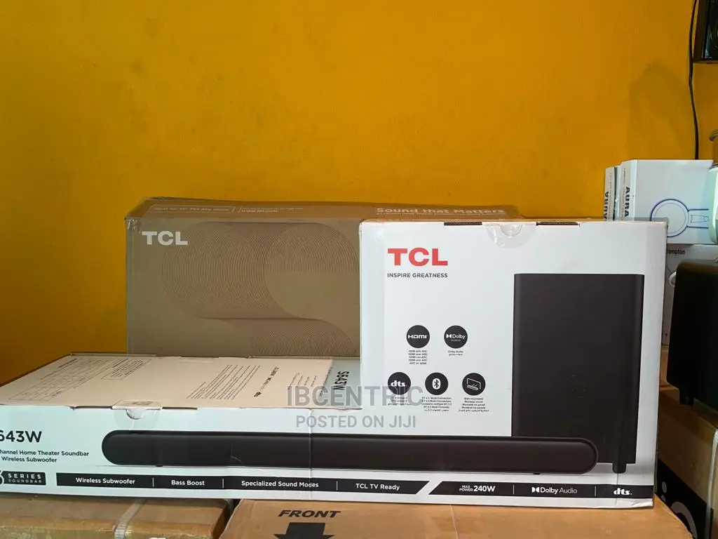 TCL 3.1ch Subwoofer With Wireless Soundbar