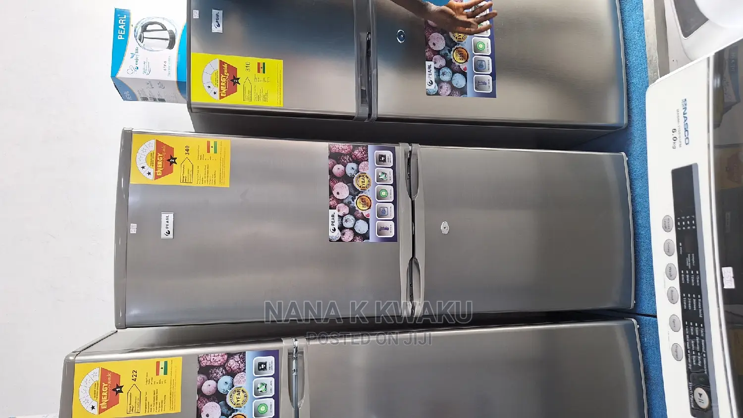 *Down Freezer_pearl Pf200 Double Door