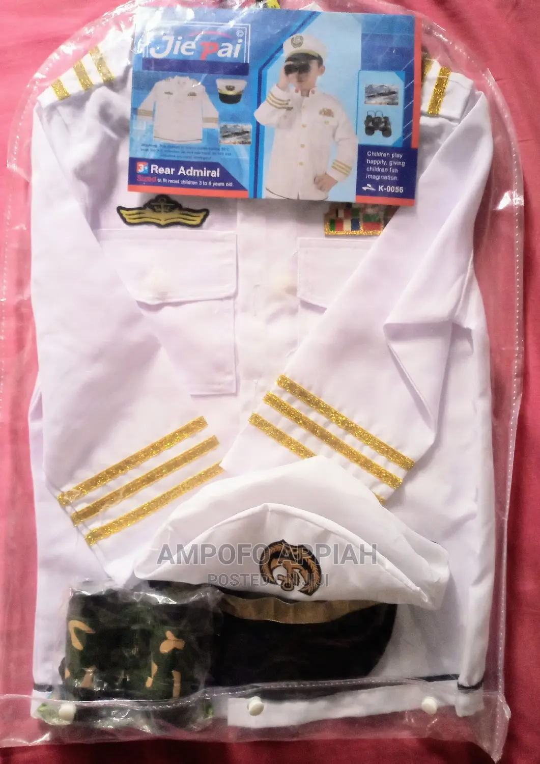 Rear Admiral Kids Carrier Outfit