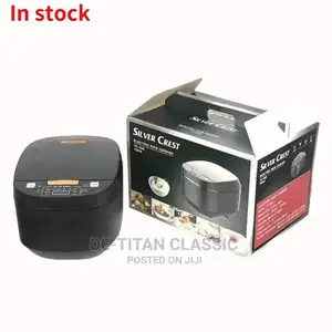 Silver Crest Digital Smart Rice Cooker - 5l - Black