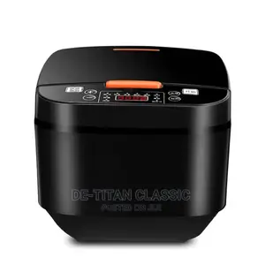 Silver Crest Digital Smart Rice Cooker - 5l - Black